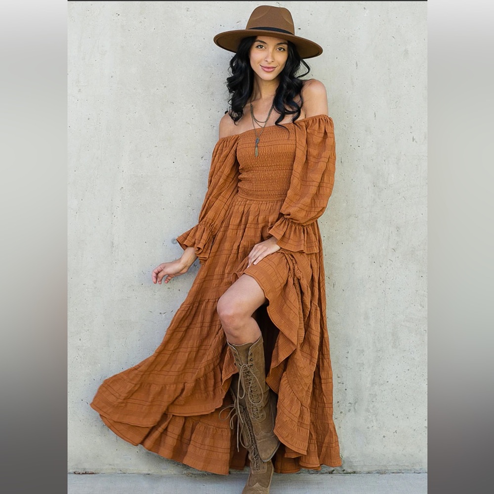 Joyfolie Mia Joy Quella Dress in Spice